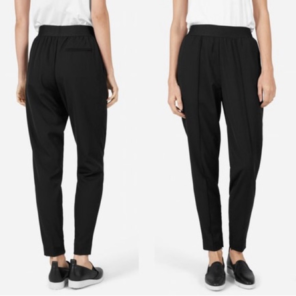 Everlane GoWeave Italian Track Pants in Black Size 4